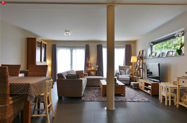 Gelijkvloers appartement met terras te huur in Zingem