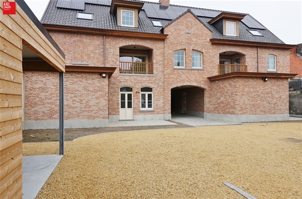 Gelijkvloers nieuwbouw appartement te huur in De Pinte