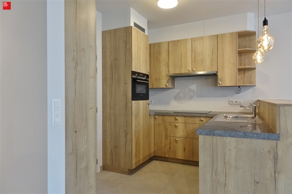 Gelijkvloers nieuwbouw appartement te huur in De Pinte