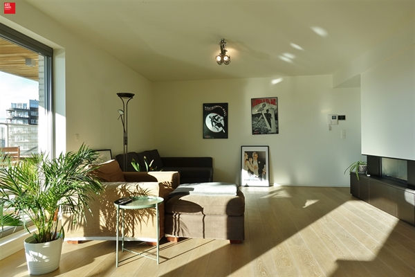 Penthouse gelegen aan de Schelde te huur in Gent