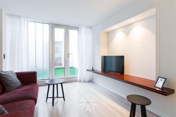 Gemeubeld 1 slpk appartement Gent Centrum te huur voor korte duur