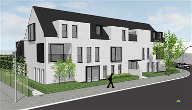 Nieuwbouw gelijkvloers appartement van ca 91m², gelegen in het centrum van Kalmthout!
Dit appartement is ingericht met een leefruimte en open keuken...