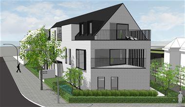 Nieuwbouw gelijkvloers appartement van ca 84m², gelegen in het centrum van Kalmthout!
Dit appartement is ingericht met een leefruimte en open keuken...