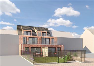 Dakappartement (105,62 m²) te koop op de tweede verdieping van 'Residentie Leopold' gelegen in het centrum van Sint-Lenaarts (Brecht). Het appartemen...