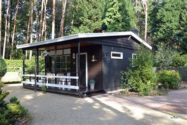 Verzorgde instapklare chalet van ca. 40m², op een perfect onderhouden perceel van 1.040m², gelegen in de woonzone met bosrijk karakter te Essen-Wild...