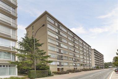 Te koop - Merksem - Uiterst ruim appartement op tweede verdieping (met lift) +/- 100m² met achtergelegen zonsgeorienteerd terras, 2 slaapkamers, apar...